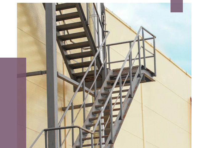 Пожарные лестницы в Соликамске от 12366 руб. — монтаж и продажа | ПРОЛЁТ-Слк