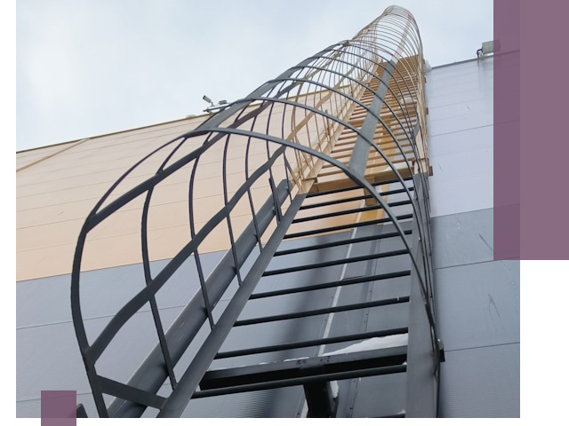 Изготовление и монтаж пожарных лестниц в Соликамске профессионально