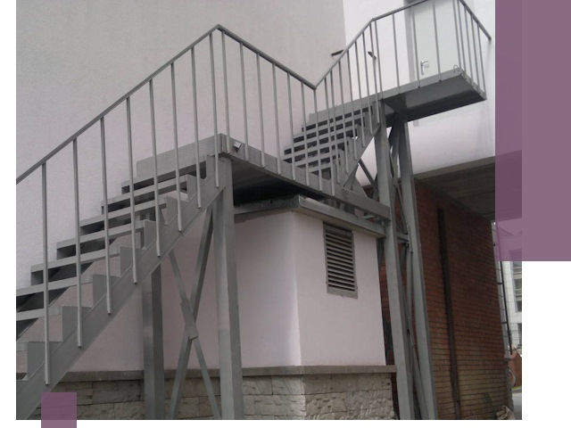 Монтаж пожарных лестниц под ключ в Соликамске с гарантией качества