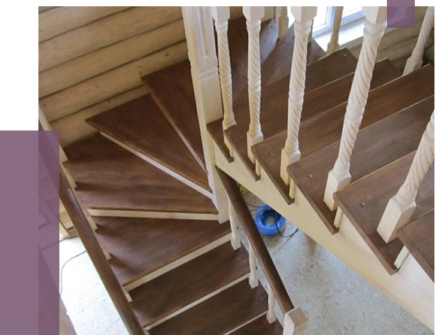 Реставрация деревянных лестниц в Соликамске от 4328 руб.