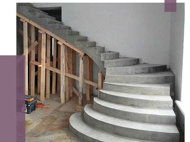 Изготовление бетонных лестниц под ключ в Соликамске от 20095 руб. | ПРОЛЁТ-Слк