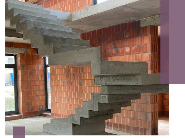 Изготовление бетонных лестниц под ключ в Соликамске