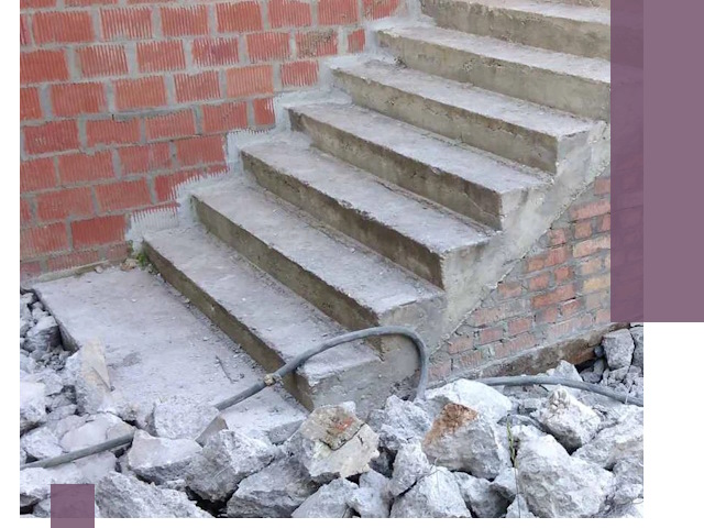 Демонтаж бетонных лестниц в Соликамске: быстро и безопасно