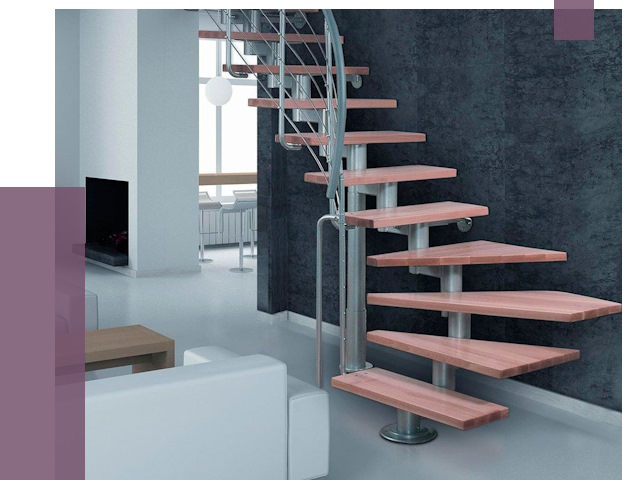 Модульные лестницы в Соликамске от 17003 руб. — купить в ПРОЛЁТ-Слк