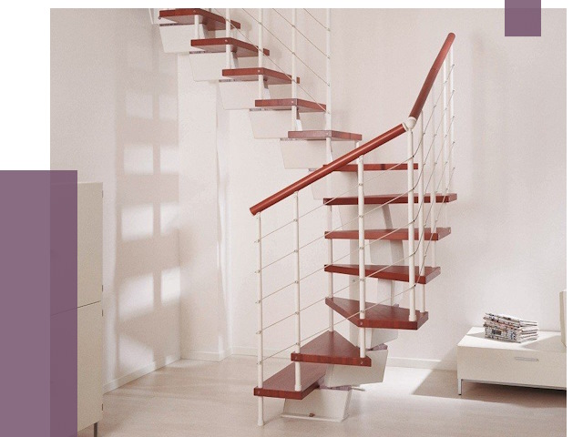 Изготовление лестниц на больцах в Соликамске от 9790 руб. | ПРОЛЁТ-Слк