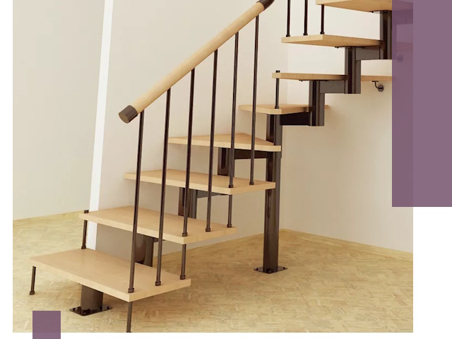 Монтаж лестниц на больцах в Соликамске — быстро и надежно