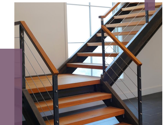 Изготовление лестниц на металлокаркасе в Соликамске от 19064 руб. | ПРОЛЁТ-Слк