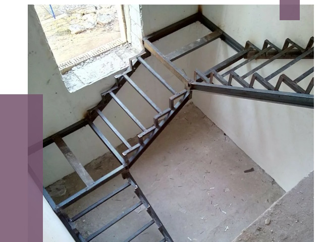 Монтаж лестниц на металлокаркасе в Соликамске от 12881 руб. — ПРОЛЁТ-Слк