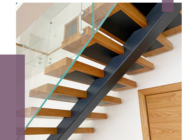 Лестницы на монокосоуре в Соликамске от 19064 руб. под ключ | ПРОЛЁТ-Слк