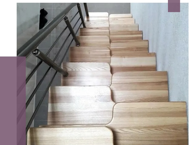 Лестницы гусиный шаг в Соликамске от 13139 руб. под ключ | ПРОЛЁТ-Слк