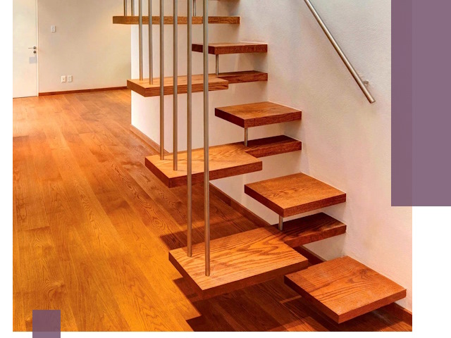 Лестницы «гусиный шаг» на заказ в Соликамске для узких пространств