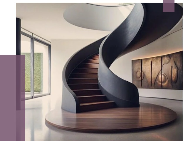 Элитные лестницы под заказ в Соликамске от 190643 руб. — ПРОЛЁТ-Слк