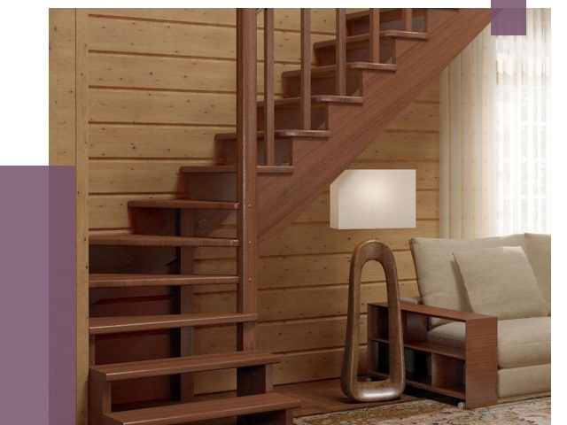 Лестницы эконом класса в Соликамске от 18394 руб. бюджетные решения