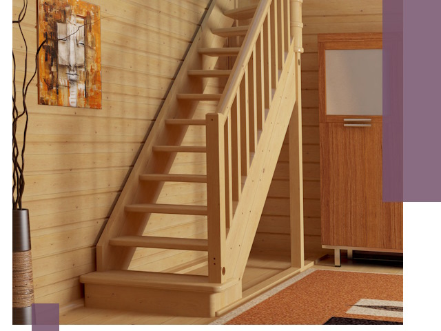 Лестницы эконом класса под ключ в Соликамске — недорого и быстро