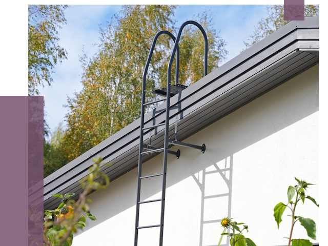 Лестницы на крышу в Соликамске от 19270 руб. — монтаж и монтаж ПРОЛЁТ-Слк