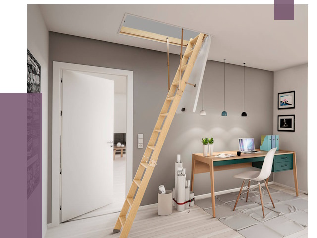 Чердачные лестницы в Соликамске — от 14685 руб. | ПРОЛЁТ-Слк