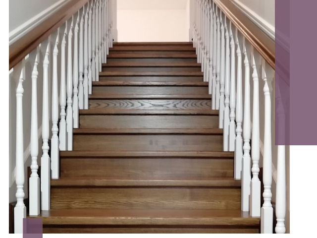 Лестницы из ясеня на заказ в Соликамске — изготовление и монтаж