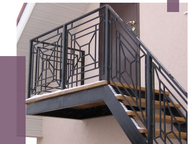 Металлические перила в Соликамске от 4328 руб.  | ПРОЛЁТ-Слк