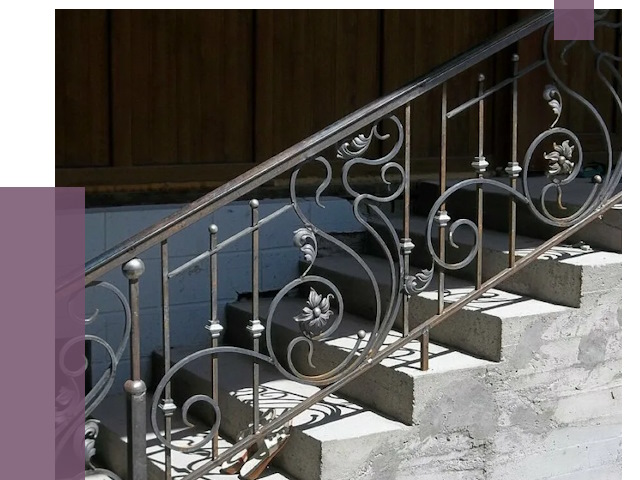 Кованые перила в Соликамске от 8759 руб. под ключ — качество от ПРОЛЁТ-Слк
