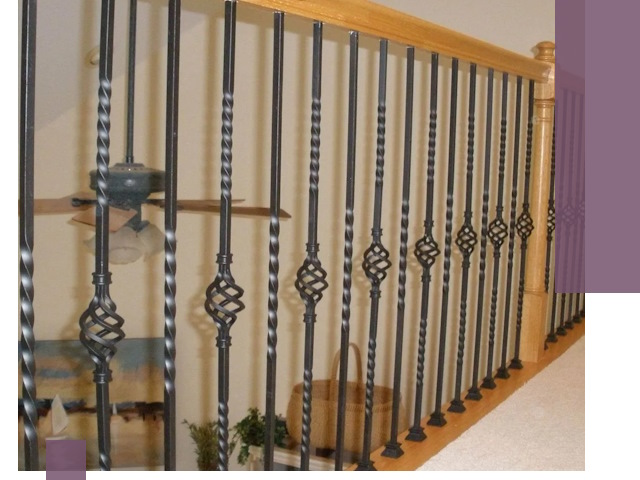 Изготовление и монтаж кованных перил в Соликамске под ключ