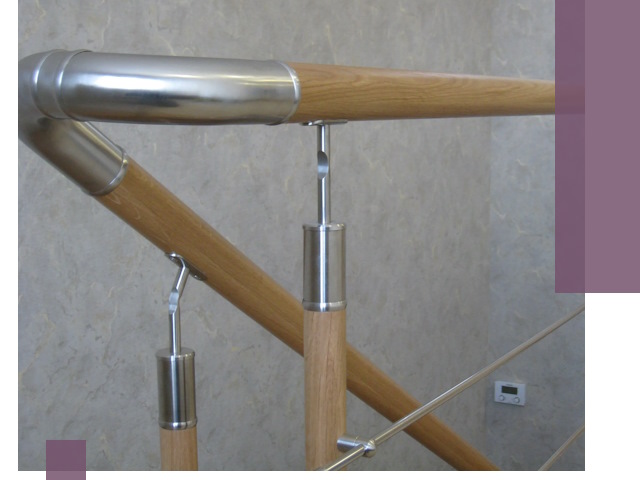 Комбинированные перила на заказ в Соликамске — монтаж и производство