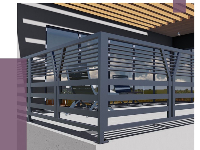 Изготовление балконных ограждений в Соликамске от 10820 руб. | ПРОЛЁТ-Слк