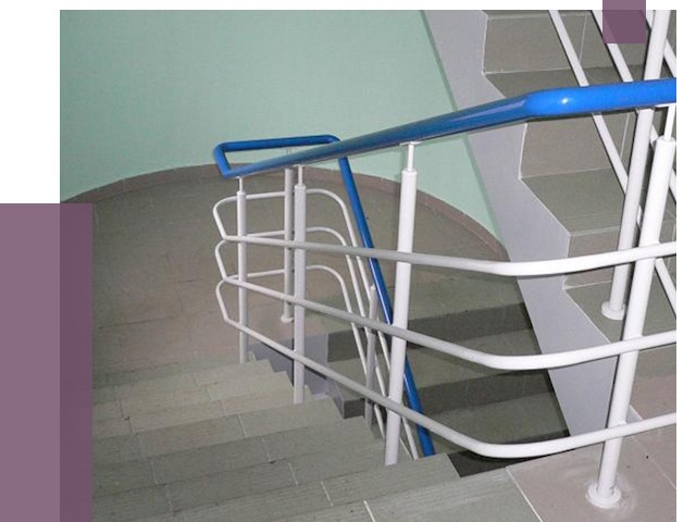 Перила в подъезде в Соликамске — установка и замена от 7471 руб. | ПРОЛЁТ-Слк