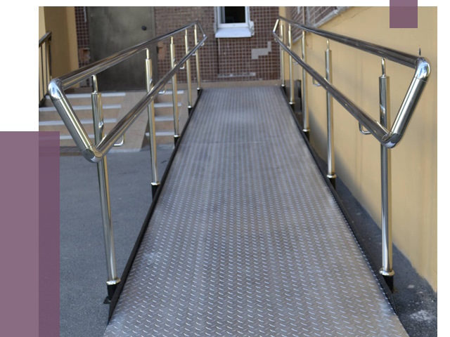 Пандусы в Соликамске от 12366 руб. — установка для инвалидов | ПРОЛЁТ-Слк