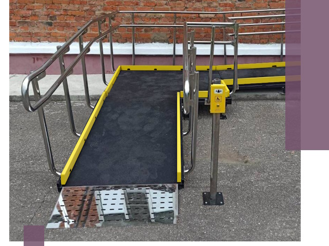 Изготовление наклонных пандусов для инвалидов в Соликамске