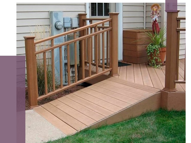 Пандус на крыльцо в Соликамске под ключ от 7832 руб. 