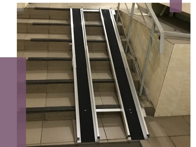 Установка пандуса в подъезд в Соликамске от 8038 руб. под ключ | ПРОЛЁТ-Слк