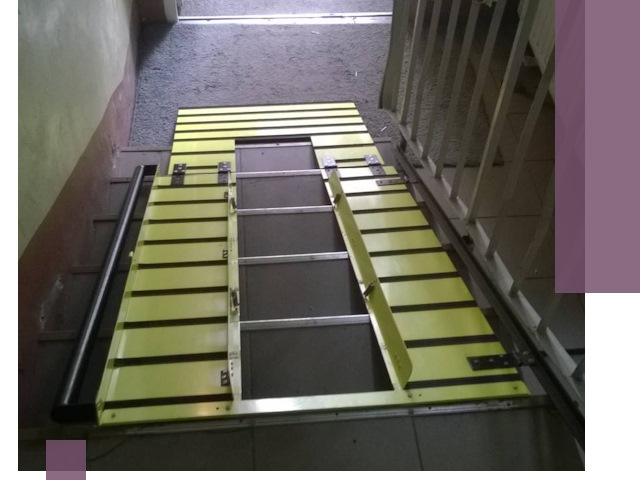 Профессиональный монтаж пандуса в подъезд в Соликамске