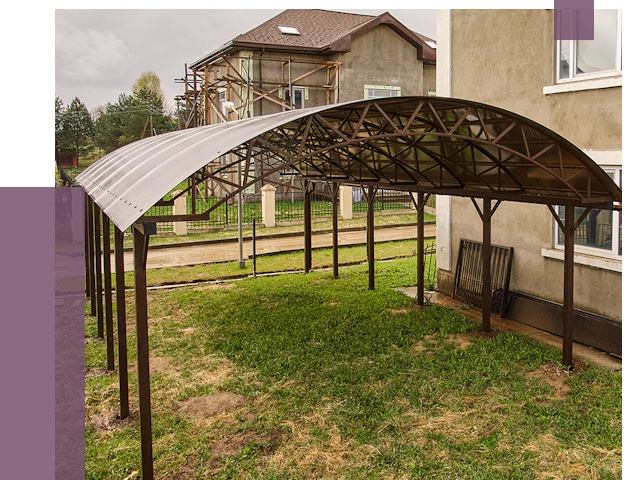 Демонтаж навесов в Соликамске от 4637 руб. — разборка и вывоз | ПРОЛЁТ-Слк