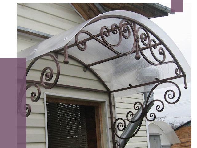 Изготовление козырьков в Соликамске от 7420 руб. — заказать | ПРОЛЁТ-Слк