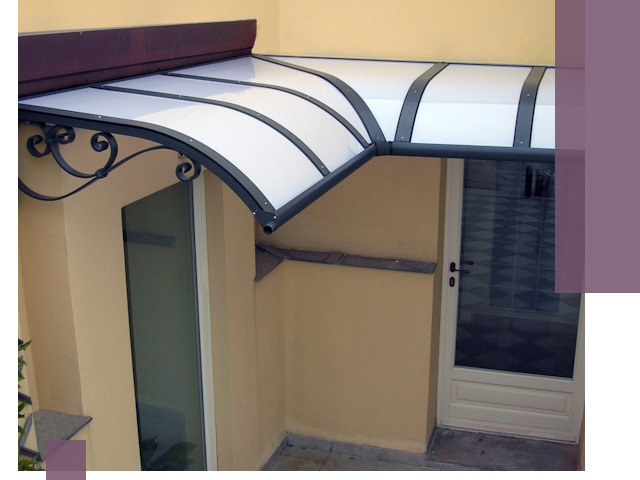 Монтаж козырьков любой сложности в Соликамске под ключ