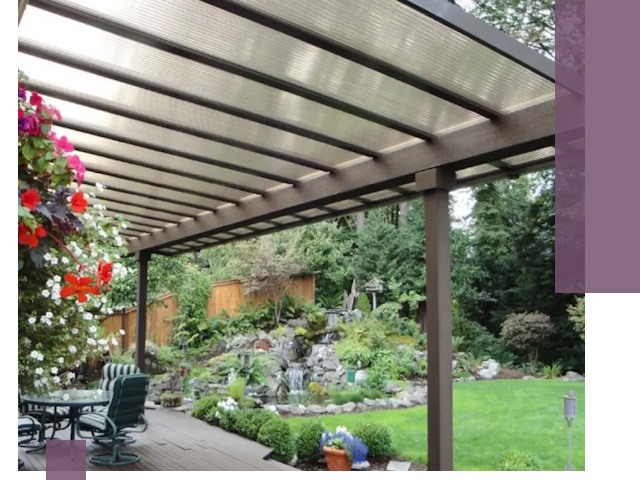 Навесы из поликарбоната под ключ в Соликамске быстро и надёжно