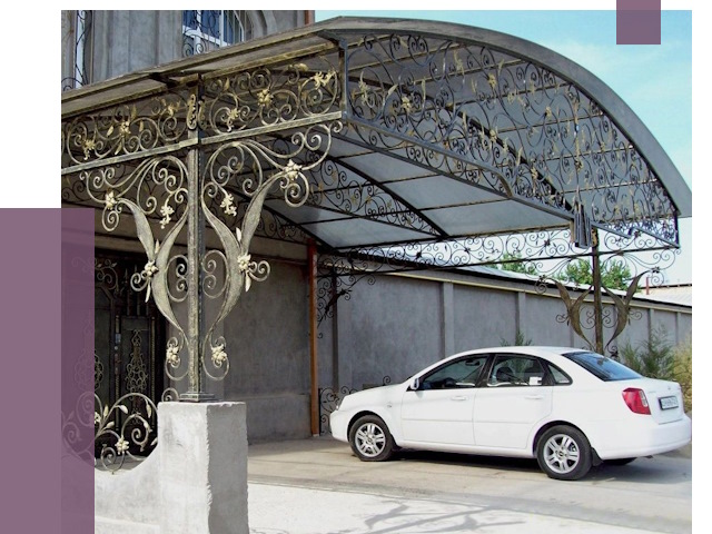 Кованые навесы в Соликамске от 14685 руб. | ПРОЛЁТ-Слк