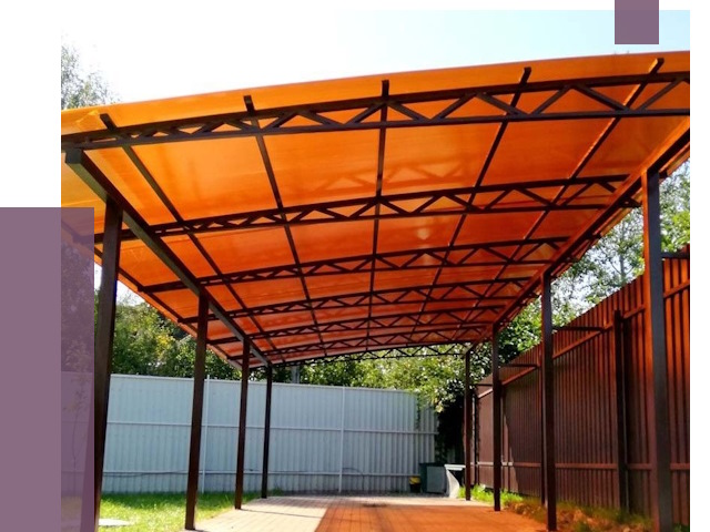 Односкатные навесы под ключ в Соликамске от 13242 руб. 