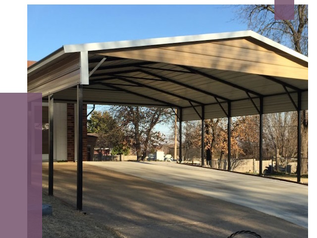 Двускатные навесы в Соликамске от 8089 руб.  | ПРОЛЁТ-Слк