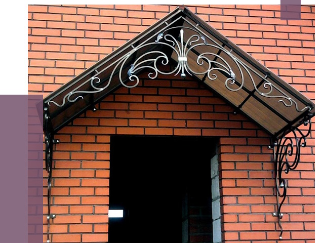 Металлические козырьки в Соликамске от 10769 руб. 