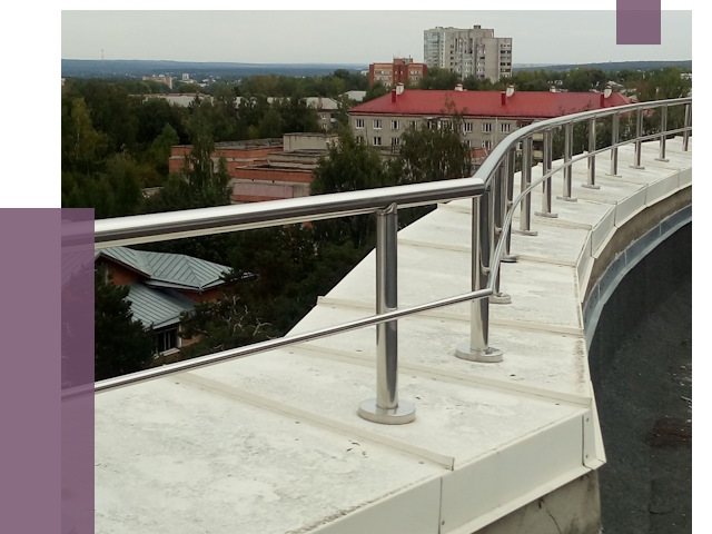 Парапеты и ограждения кровли в Соликамске от 4998 руб.