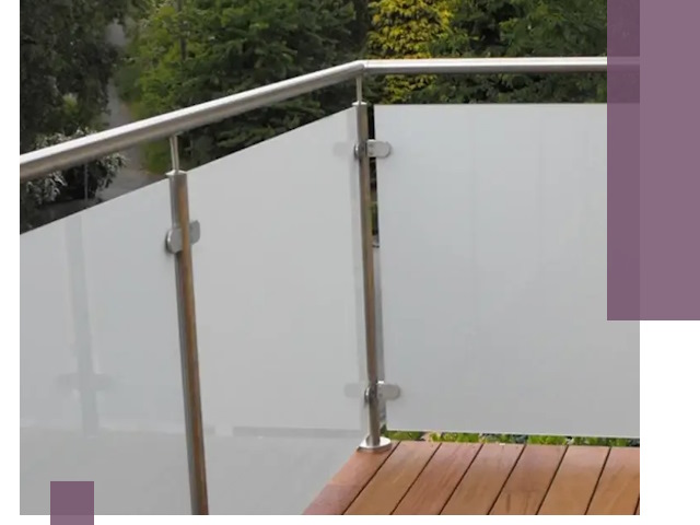 Алюминиевые парапеты для балконов и террас в Соликамске