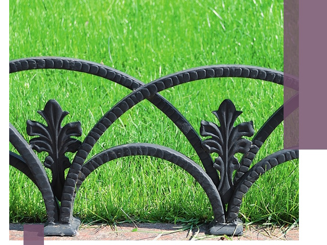 Декоративные металлические бордюры под ключ в Соликамске