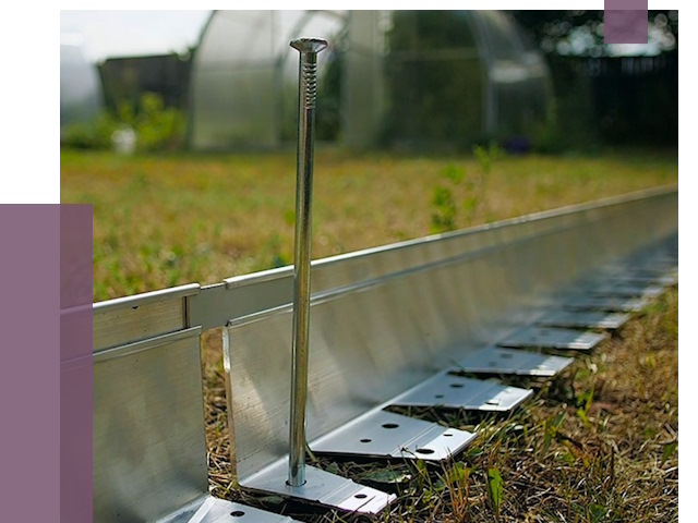 Металлические бордюры для газона в Соликамске от 4328 руб. | ПРОЛЁТ-Слк