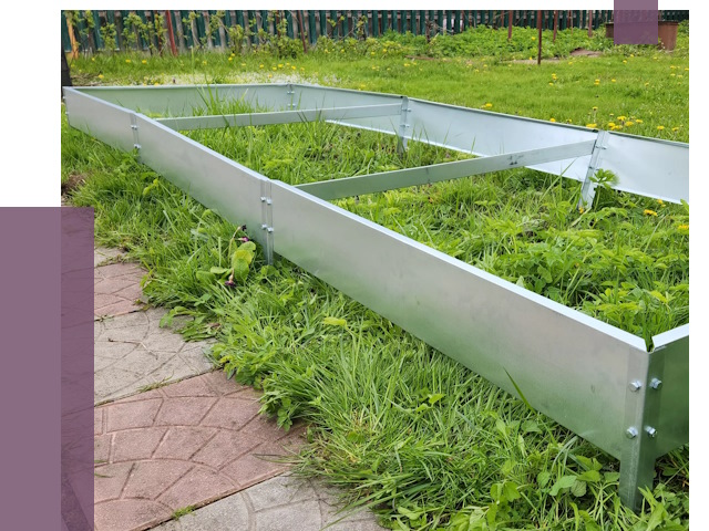 Металлические бордюры для грядок в Соликамске от 1803 руб.