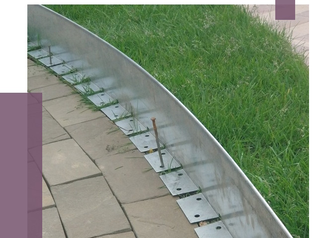 Металлические бордюры для тротуаров в Соликамске от 8759 руб.