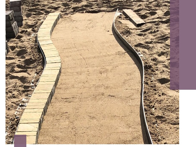 Металлические бордюры для тротуаров в Соликамске — прочные и долговечные