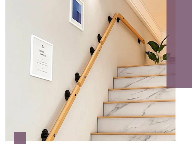 Поручни металлические и деревянные под ключ в Соликамске