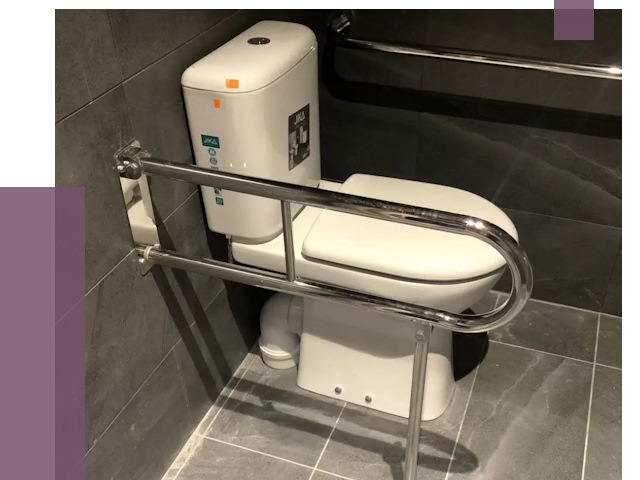 Поручни для санузлов в Соликамске от 4328 руб.  | ПРОЛЁТ-Слк