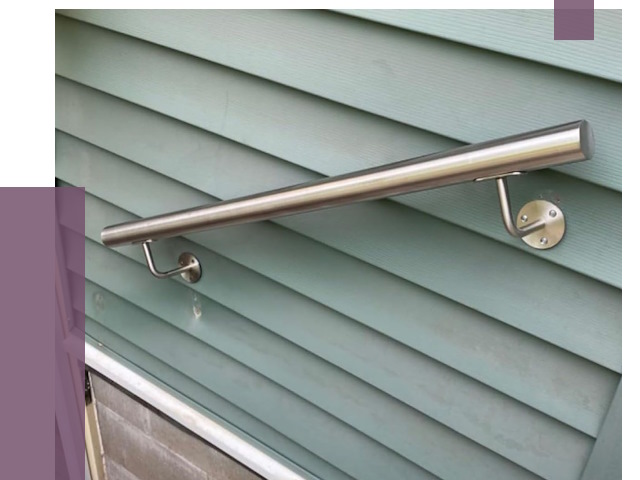 Поручни из нержавеющей стали в Соликамске от 7729 руб.  | ПРОЛЁТ-Слк